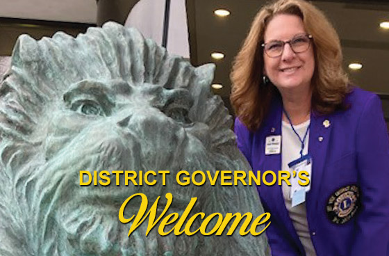 District Governor Susan Fernandez Welcome