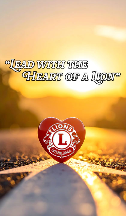 Lions Club District Governor Dawson Hart 31L