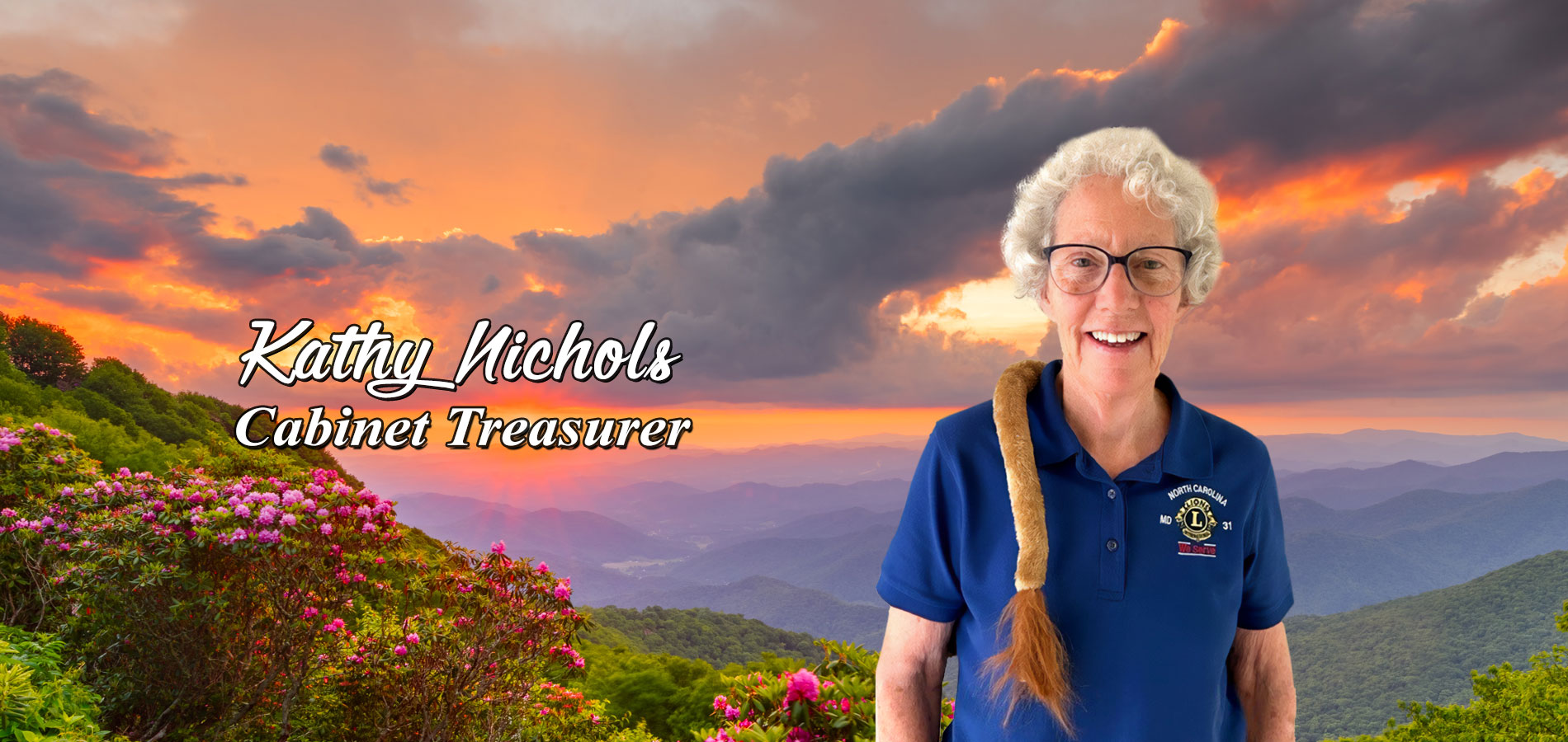 Kathy Nichols District 31L Lions Cabinet Treasurer