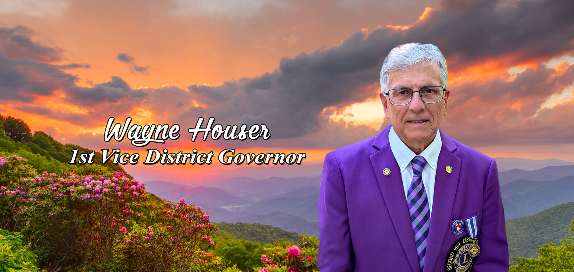 Wayne Houser Vice District Governor District 31 L Lions Clubs North Carolina